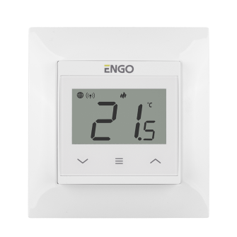 WiFi Termostaat sobib 55x55 raami, 230V, valge